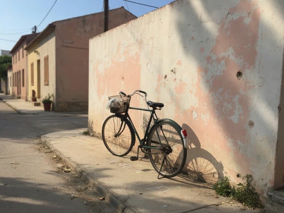 Lista de archivos: hero.avif sin miniatura, hero.jpg con la bicicleta contra la pared descascarada.